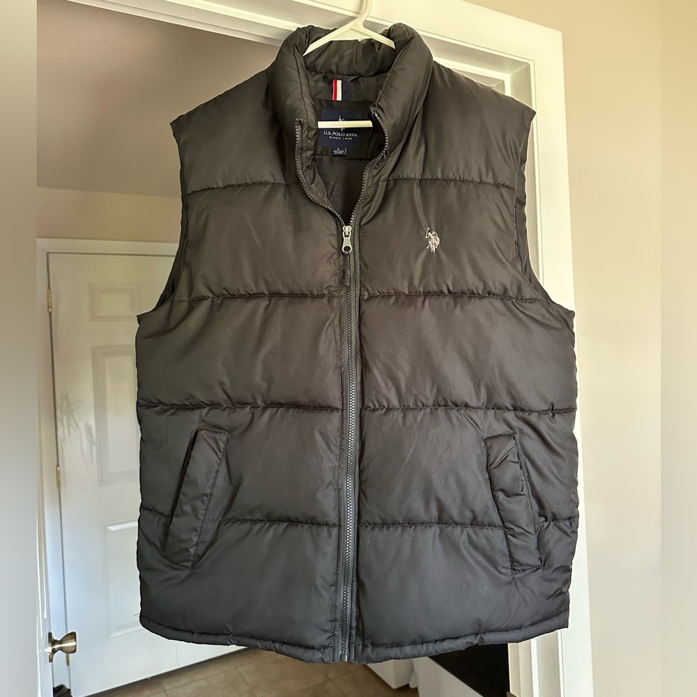 U.S. Polo Assn. Black Puffer Vest